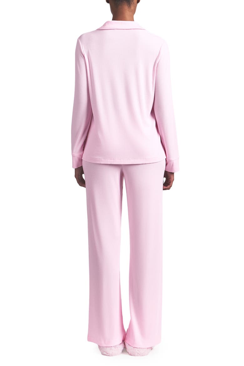 Soft Lounge Rib Sleep Set, Alternate, color, CHERRY BLOSSOM