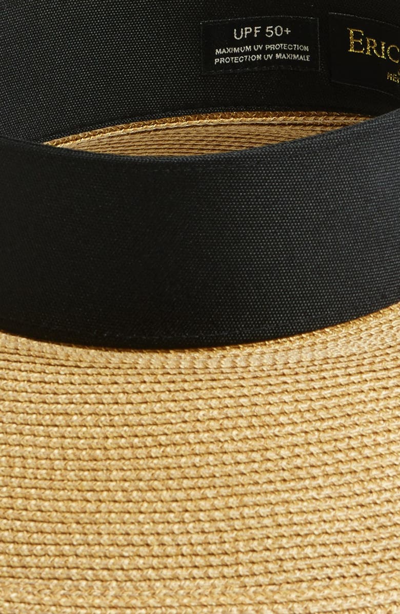 Eric Javits 'Squishee<sup>®</sup> Halo' Hat, Alternate, color, Natural/ Black