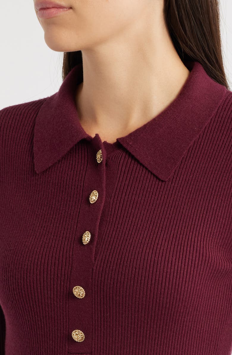 Elie Tahari The Kelsey Long Sleeve Midi Dress, Alternate, color, 