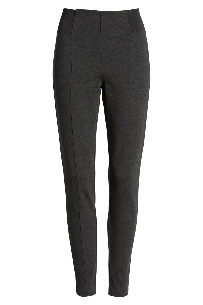 Seamed Leggings, Alternate, color, HEATHER CHARCOAL