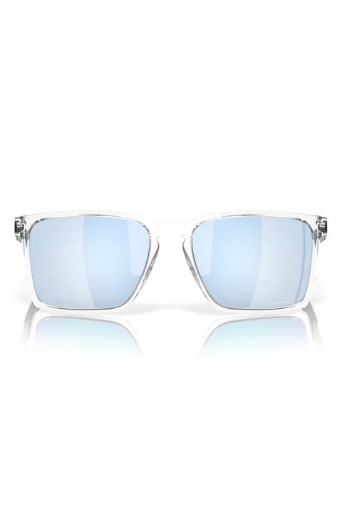 Exchange Sun 56mm Polarized Rectangle Sunglasses