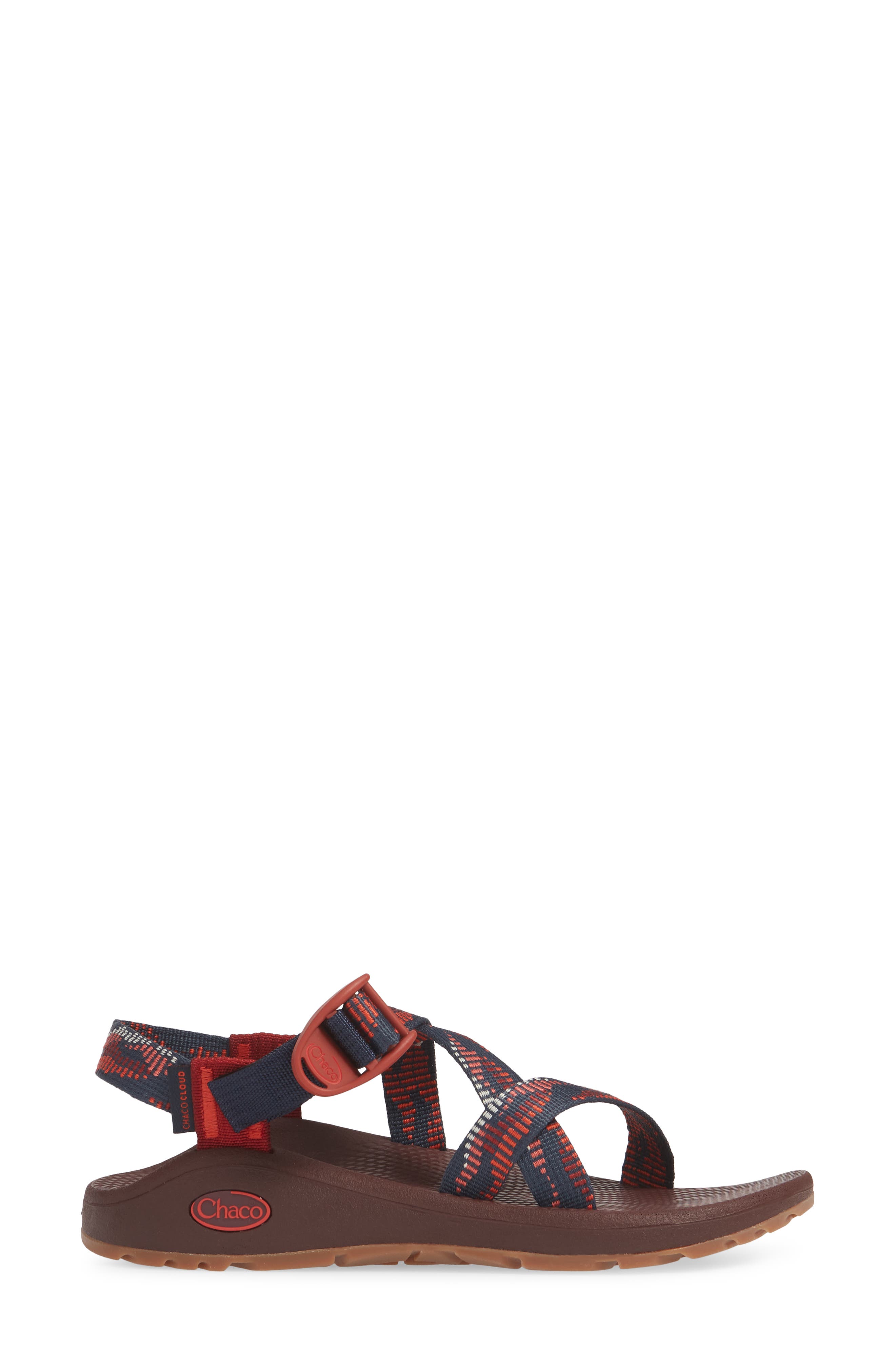 Z/Cloud Sandal, Alternate, color, SCRAP GRENADINE FABRIC