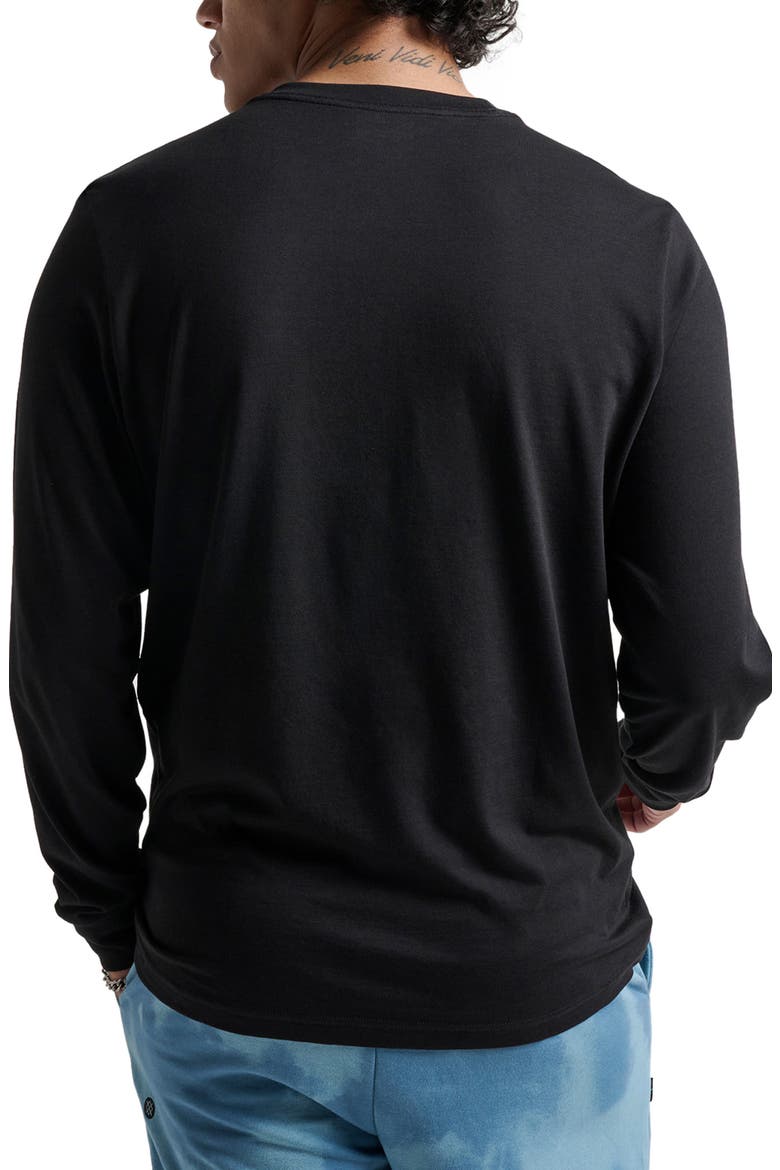 Long Sleeve T-Shirt, Alternate, color, BLACK