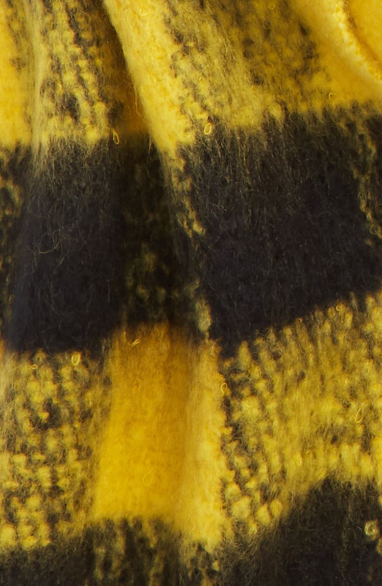 Topshop Heavy Punk Check Scarf, Alternate, color,