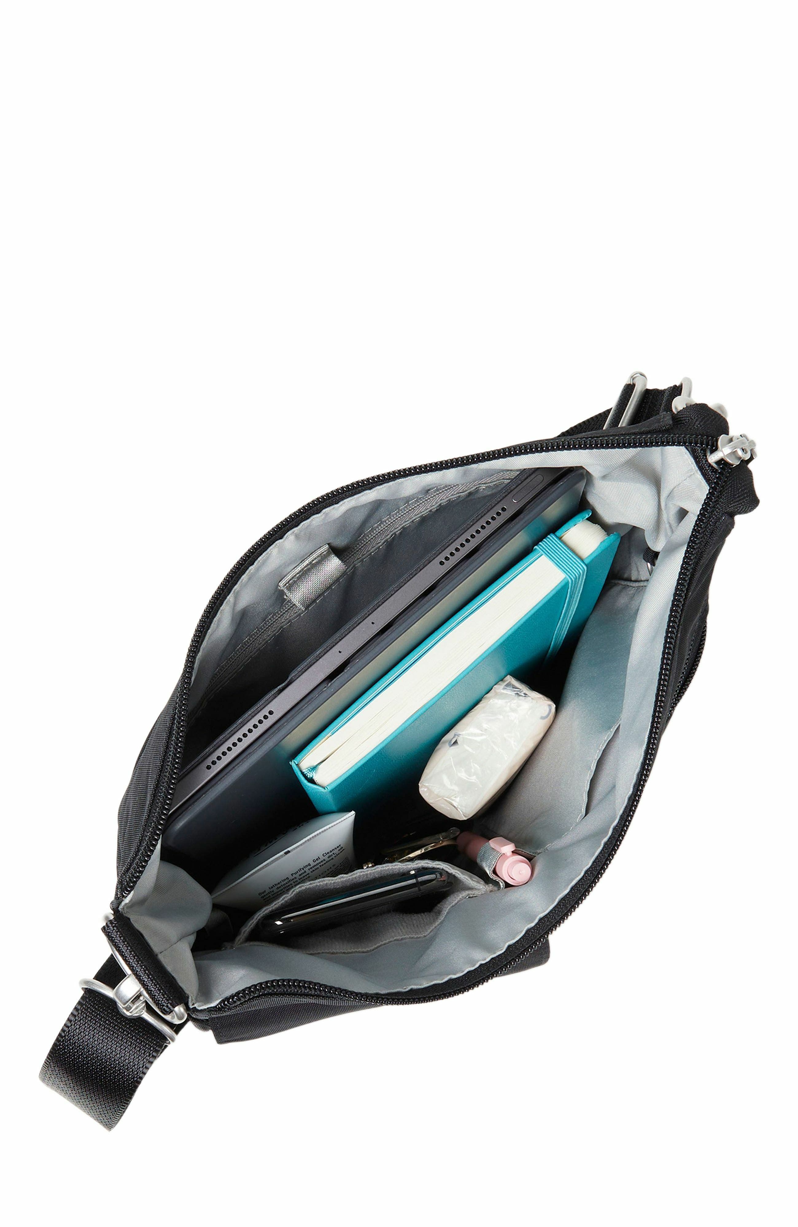 BAGGALLINI Modern Everywhere Slim Crossbody Bag with RFID Wristlet, Alternate, color, Black