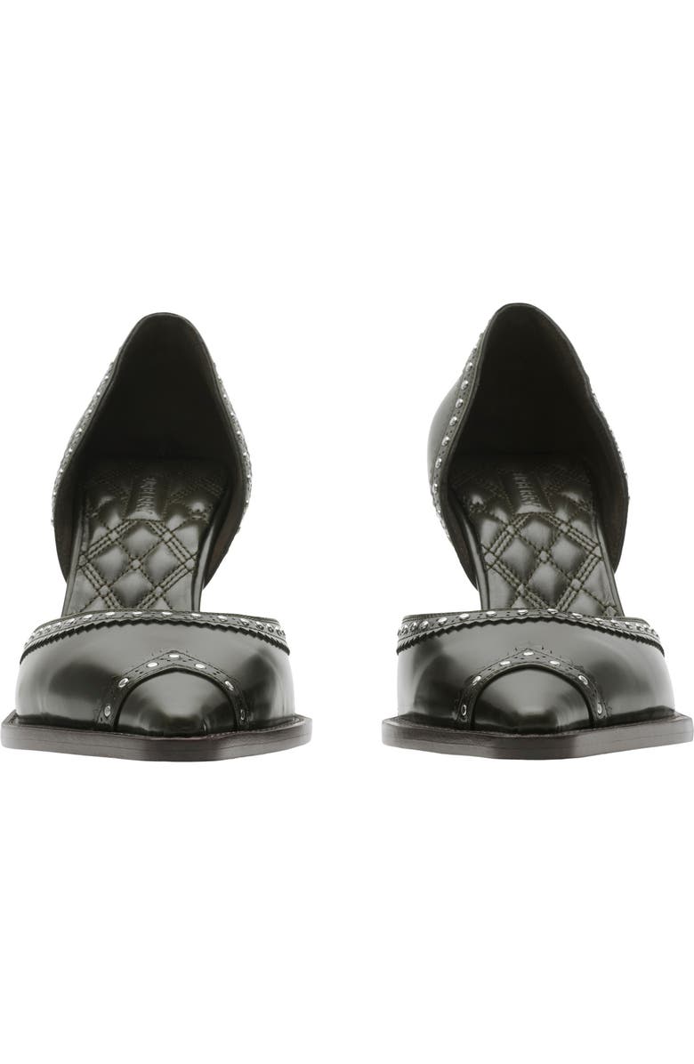 Burberry Studded Leather Bird Pumps, Alternate, color,