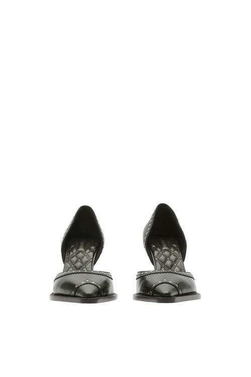 Burberry Bird Rivet High Heels In Shale