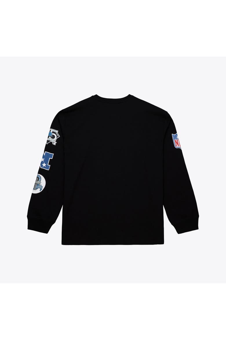 Men's Mitchell & Ness  Black Detroit Lions Big & Tall Training Camp Long Sleeve T-Shirt, Alternate, color, Black