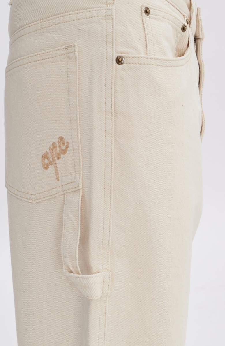 A.P.C. Westland Cotton Utility Shorts, Alternate, color, Aad Ecru