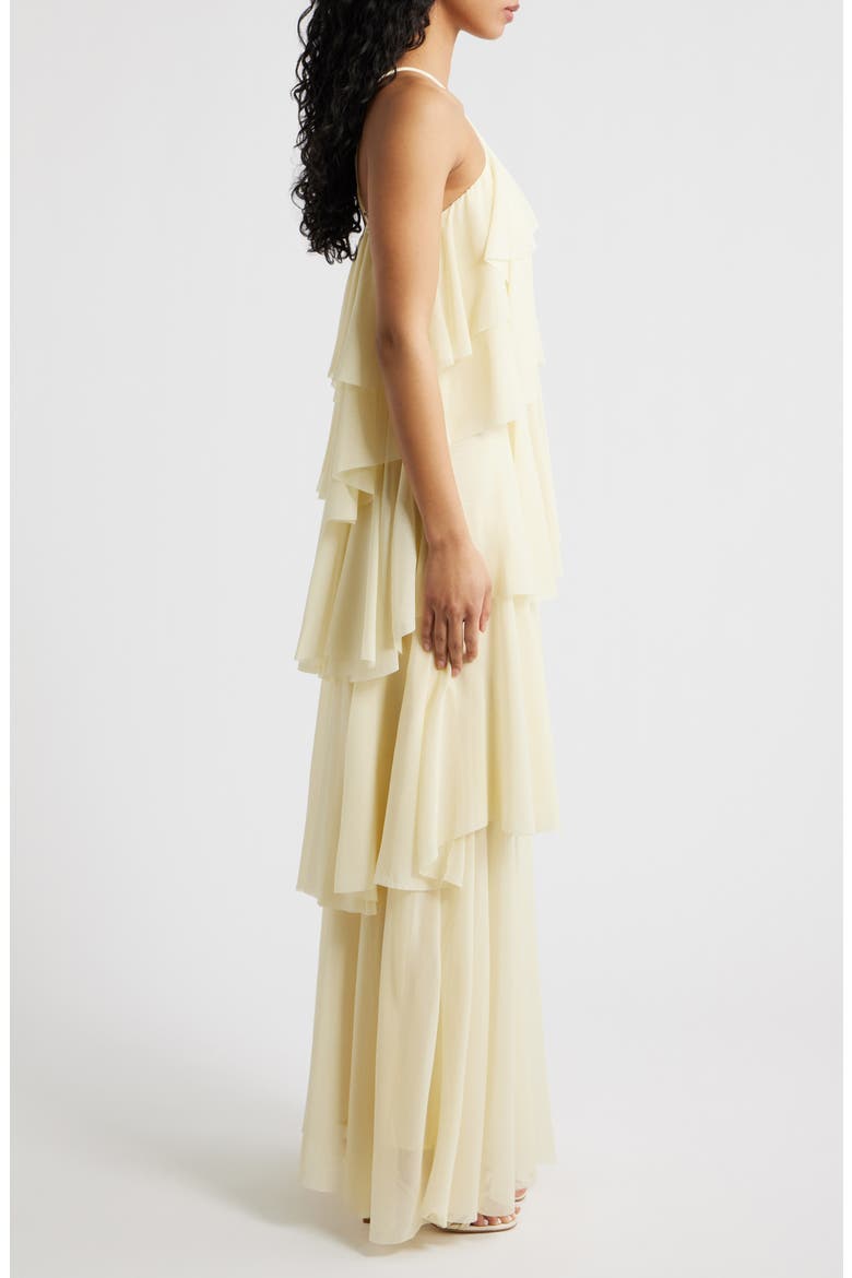 Emery Ruffle Maxi Dress, Alternate, color, YELLOW