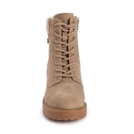 MUK LUKS Sky Solange Bootie, Alternate, color, Taupe