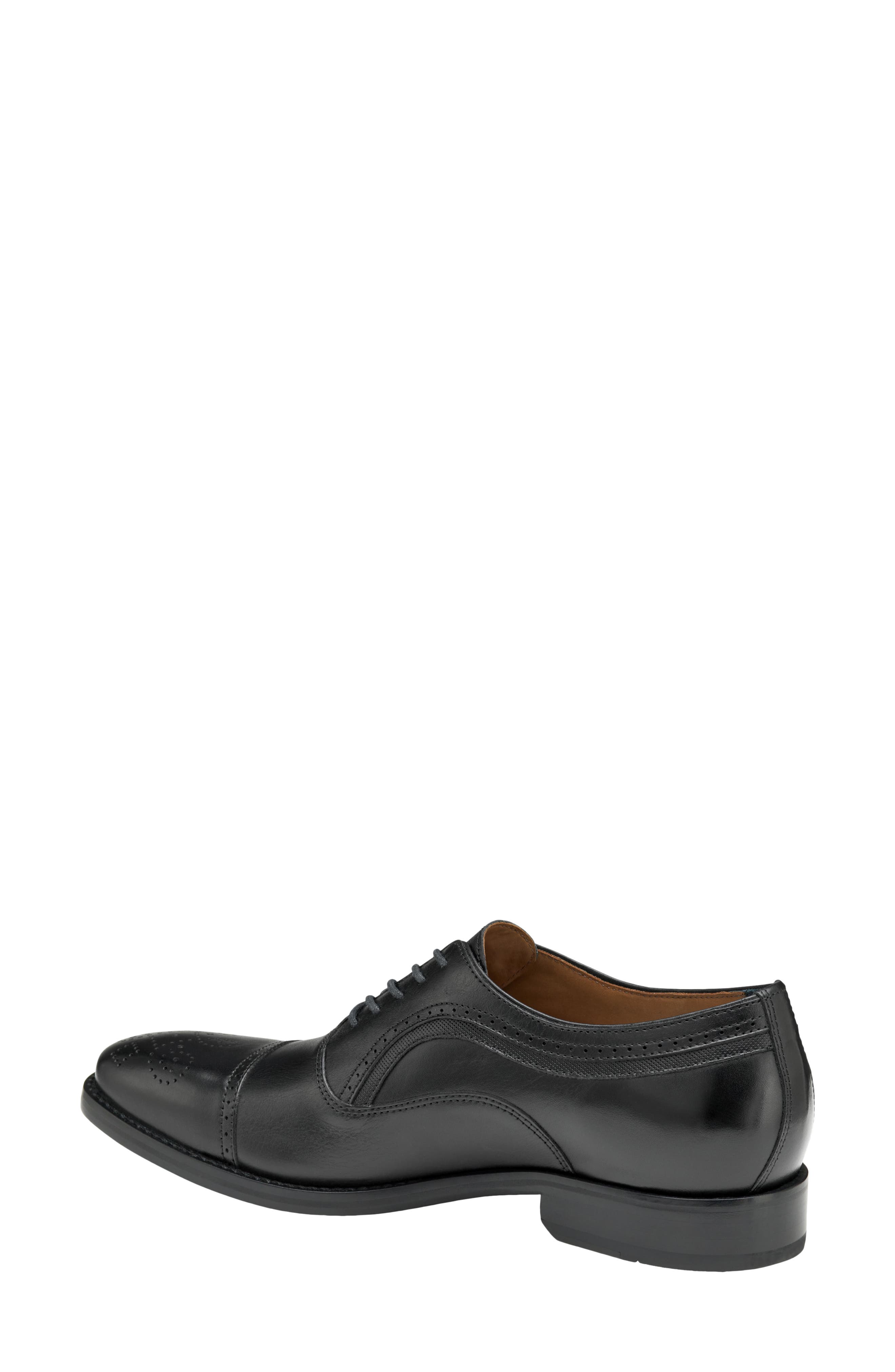 Johnston & Murphy Danridge Cap Toe Oxford, Alternate, color, Black