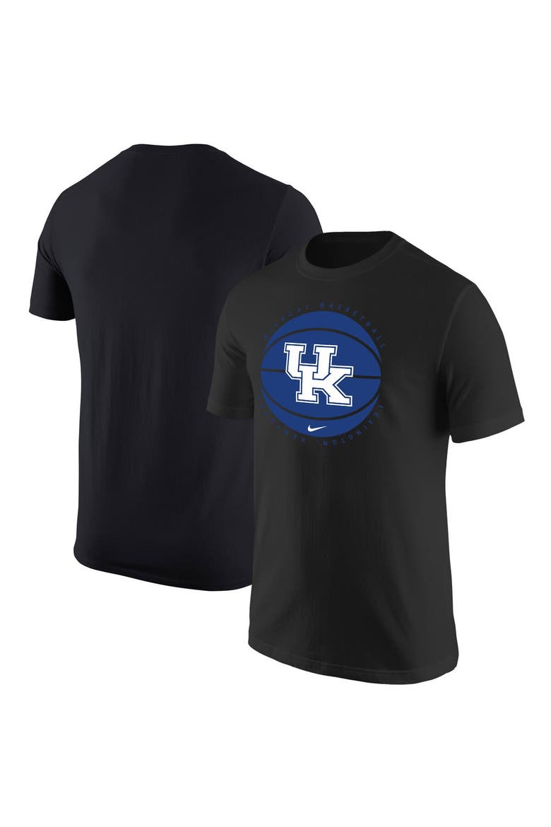 Men's Nike Black Kentucky Wildcats Basketball Logo T-Shirt, Main, color, Black