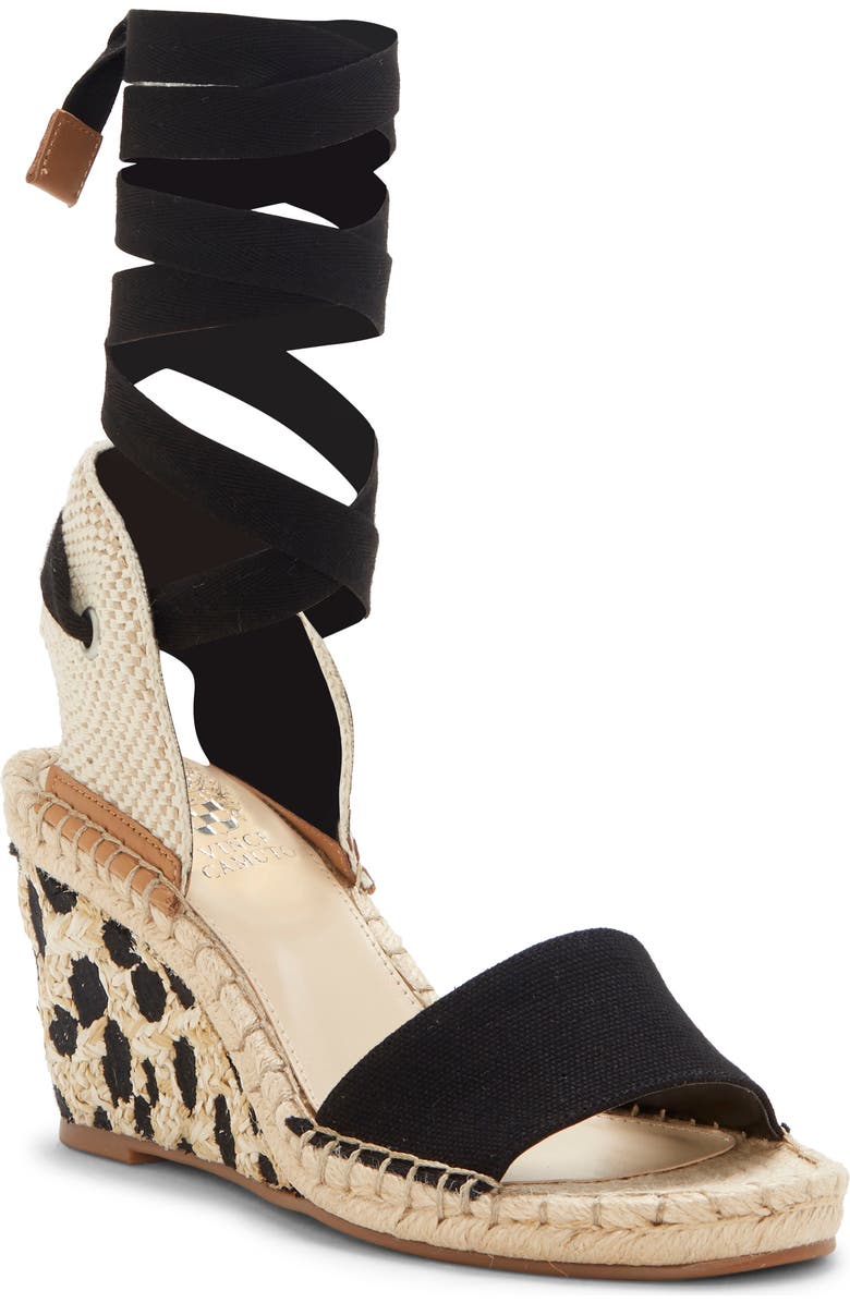 Vince Camuto Levernta Lace-Up Platform Sandal, Main, color,