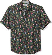 Tommy Bahama Coastal Ease Midnight Mohito Cocktail Print IslandZone® Short Sleeve Button-Up Shirt