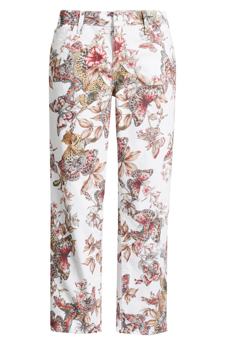 L'AGENCE Blaine Crop Stovepipe Jeans, Alternate, color, Butterfly Jungle