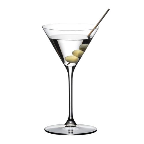 Riedel Grape@ Martini Cocktail Glass, Set Of 2, 7 Ounce In Transparent