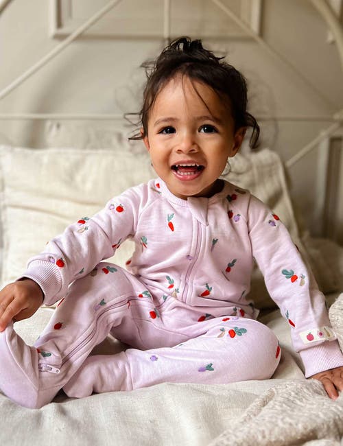 Purebaby Embroidered Fleece Footie