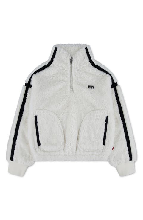 Kids' High-Pile Fleece Half Zip Pullover