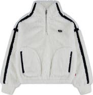 Levi's Kids' High-Pile Fleece Half Zip Pullover