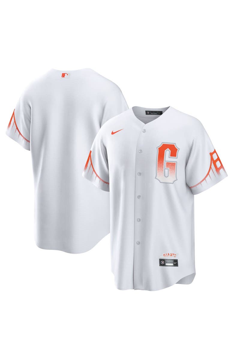 Nike Men's Nike White San Francisco Giants City Connect Replica Jersey, Main, color, 
