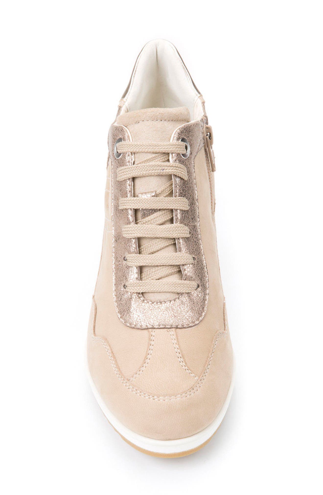 Geox Illusion 34 Wedge Sneaker, Alternate, color, 