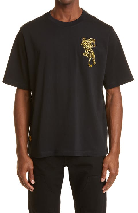 Oversize Climbing Tiger Graphic Tee