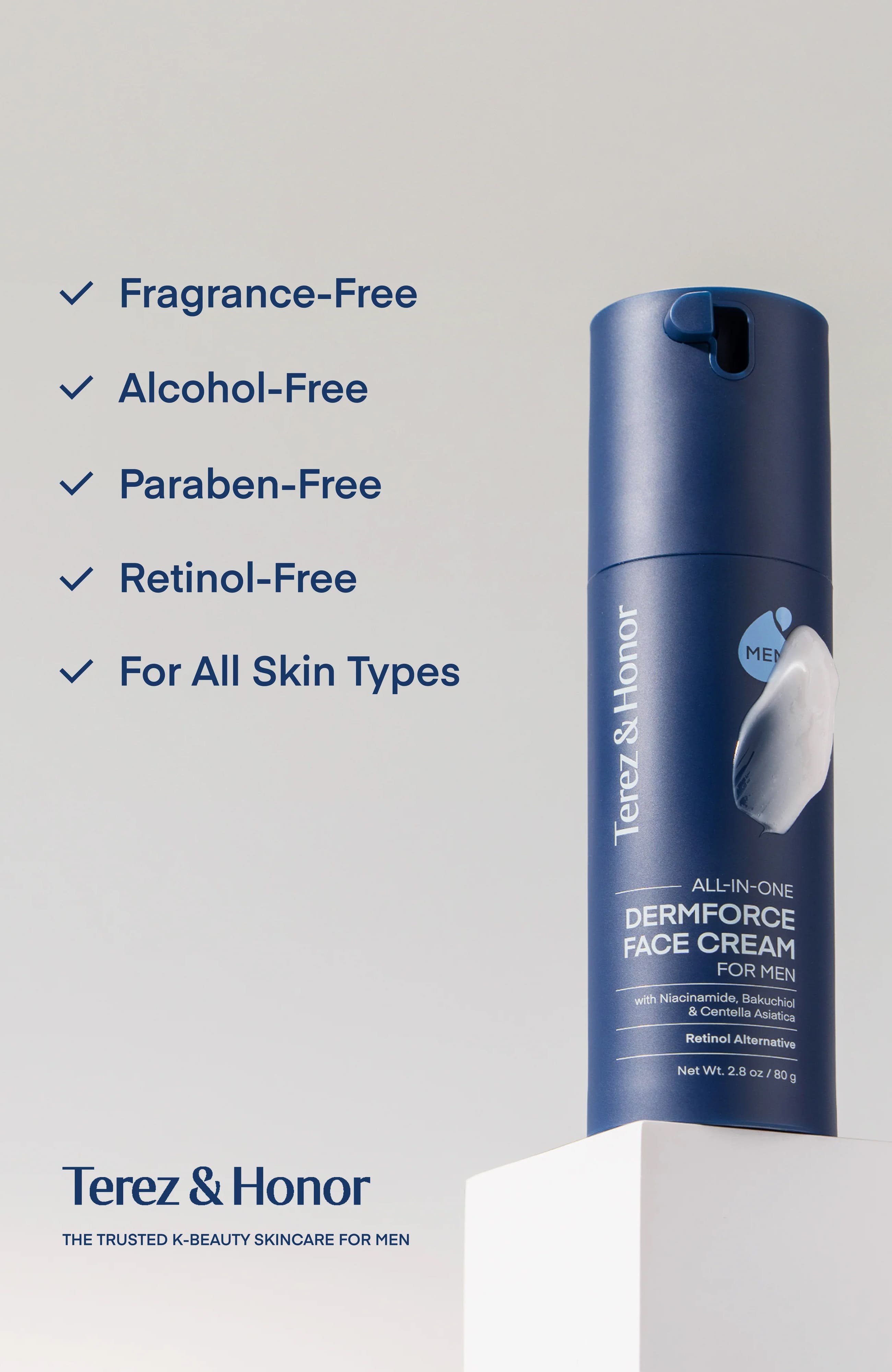 Terez & Honor Dermforce Face Cream For Men (Men) | Nordstrom