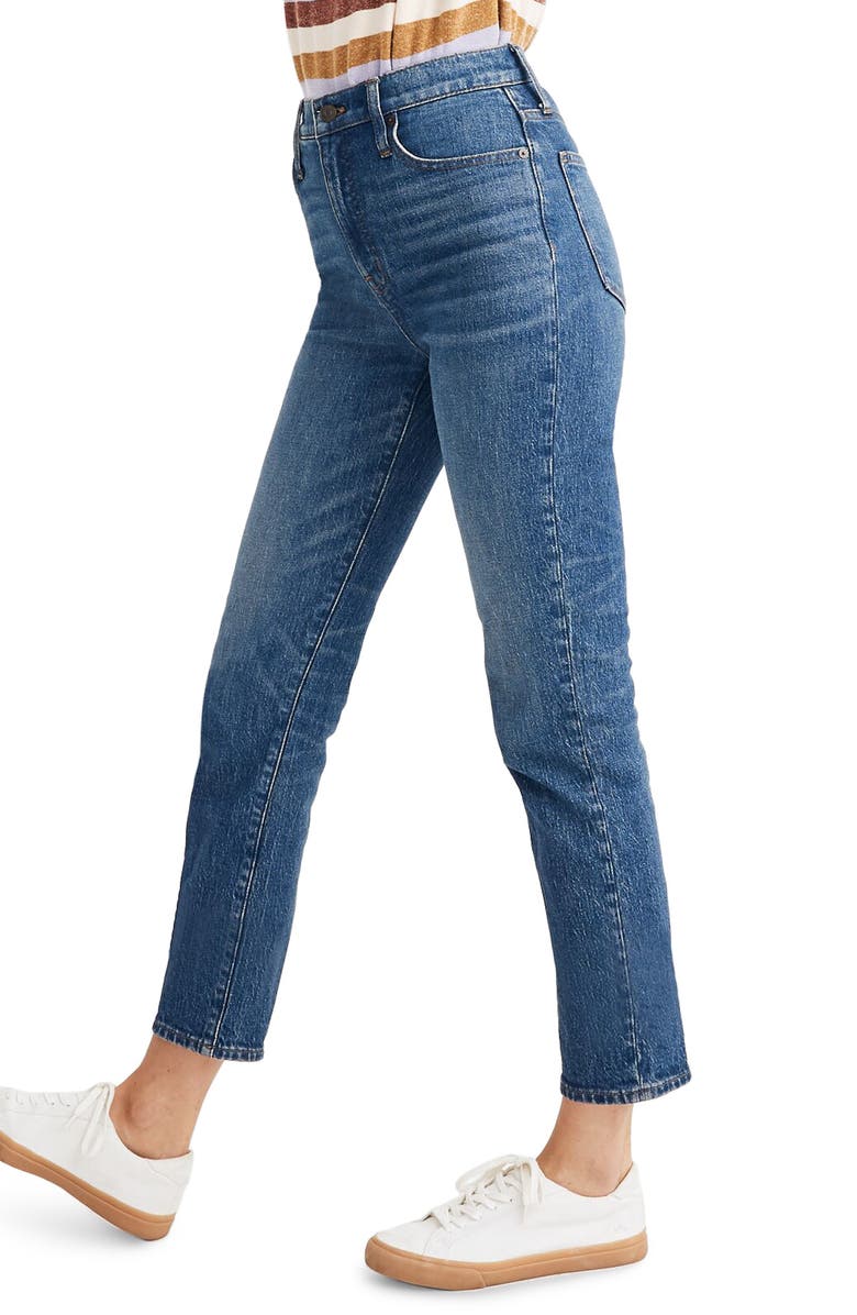 Madewell Classic Straight Leg Jeans, Alternate, color,