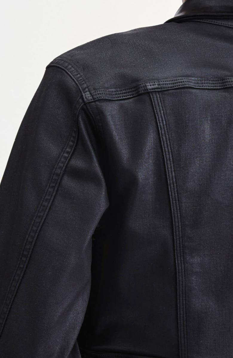 7 For All Mankind Seven Triple Slant Coated Denim Jacket, Alternate, color, 