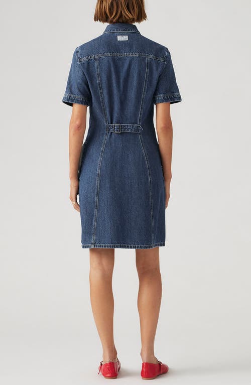 Levi's Rinoa Short Sleeve Denim Shirtdress In Blue