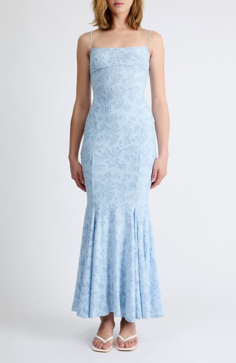 Lara Stretch Lace Back Maxi Dress