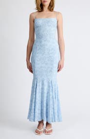 Extro & Vert Lara Stretch Lace Back Maxi Dress