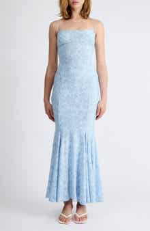 Lara Stretch Lace Back Maxi Dress