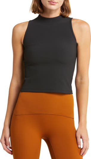 SPANX® Contour Rib Mock Neck Tank | Nordstrom