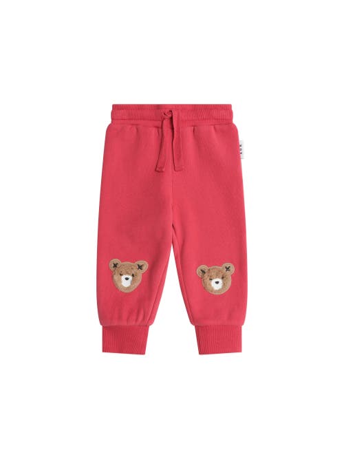 Huxbaby Furry Huxbear Track Pants Girls In Red