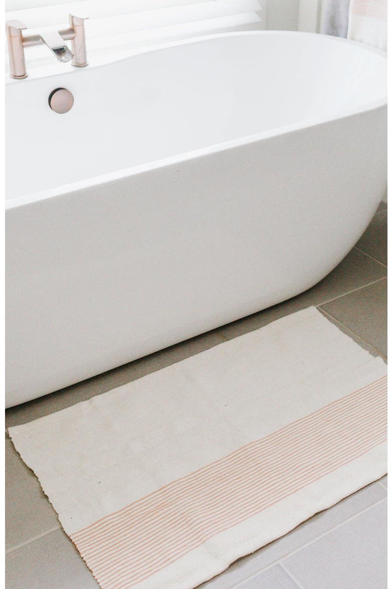 Riviera Bath Mat, Alternate, color, Blush
