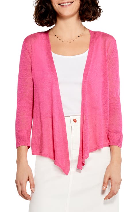 4-Way Convertible Linen Blend Cardigan