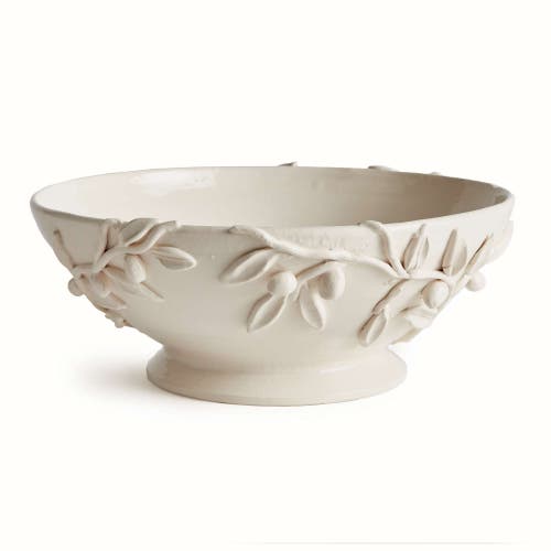 Napa Home & Garden Olivella Footed Bowl In White