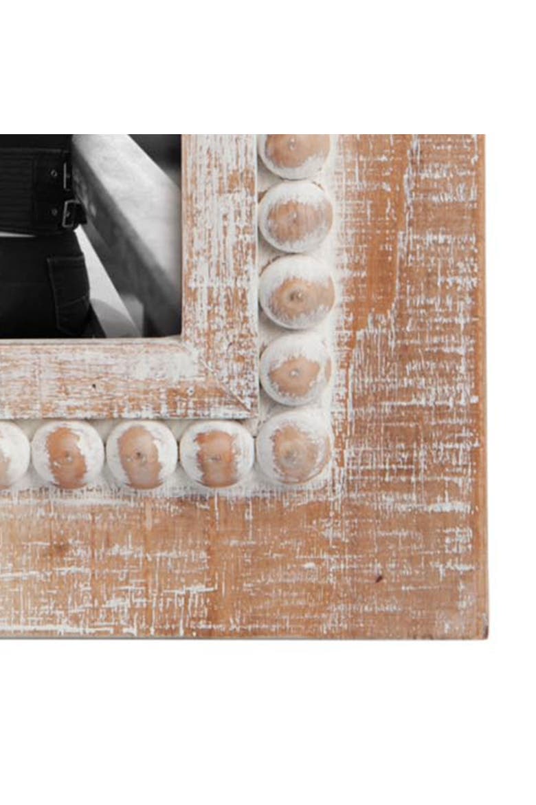 Natural Wood 4 x 6 inch Whitewash Decorative Wood Picture Frame, Alternate, color, Brown