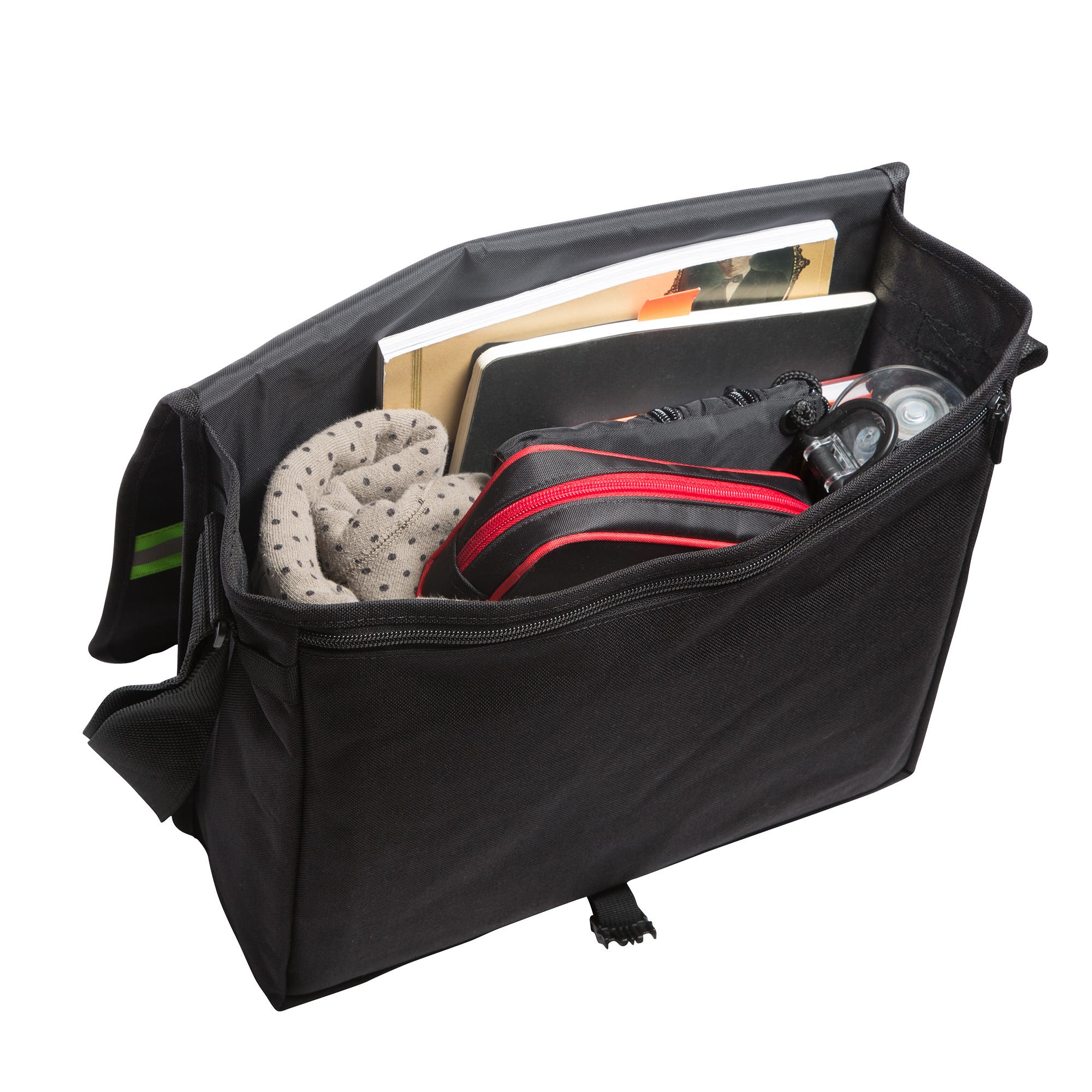 Manhattan Portage Reflective DJ Bag, Alternate, color, Black