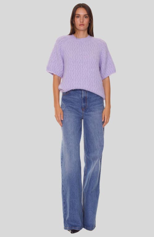 Cynthia Rowley Kendal Knit Sweater In Lavender