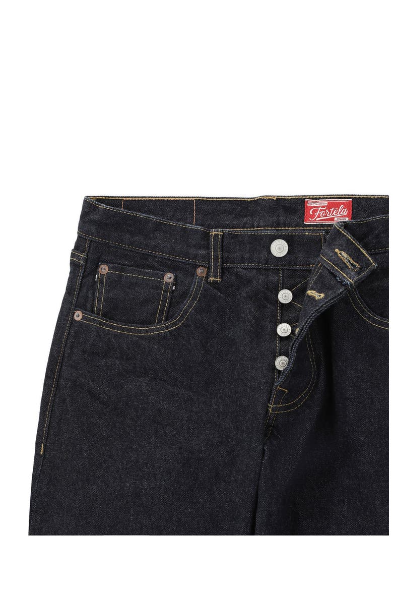 JohnJap Japan Selvedge 5 Pocket Regular Fit Denim Pants, Alternate, color, Indigo