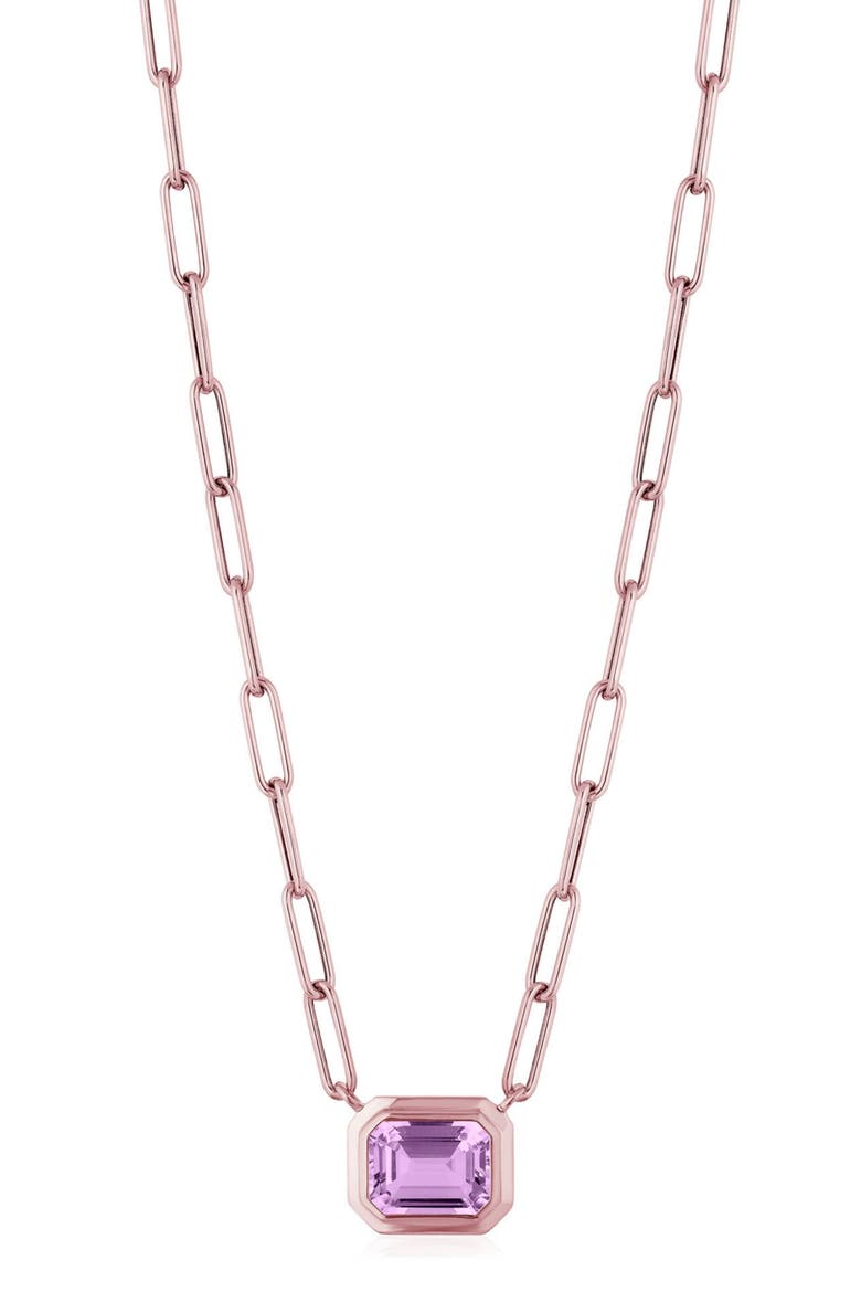 Manhattan Pendant Necklace, Alternate, color, LAVENDER