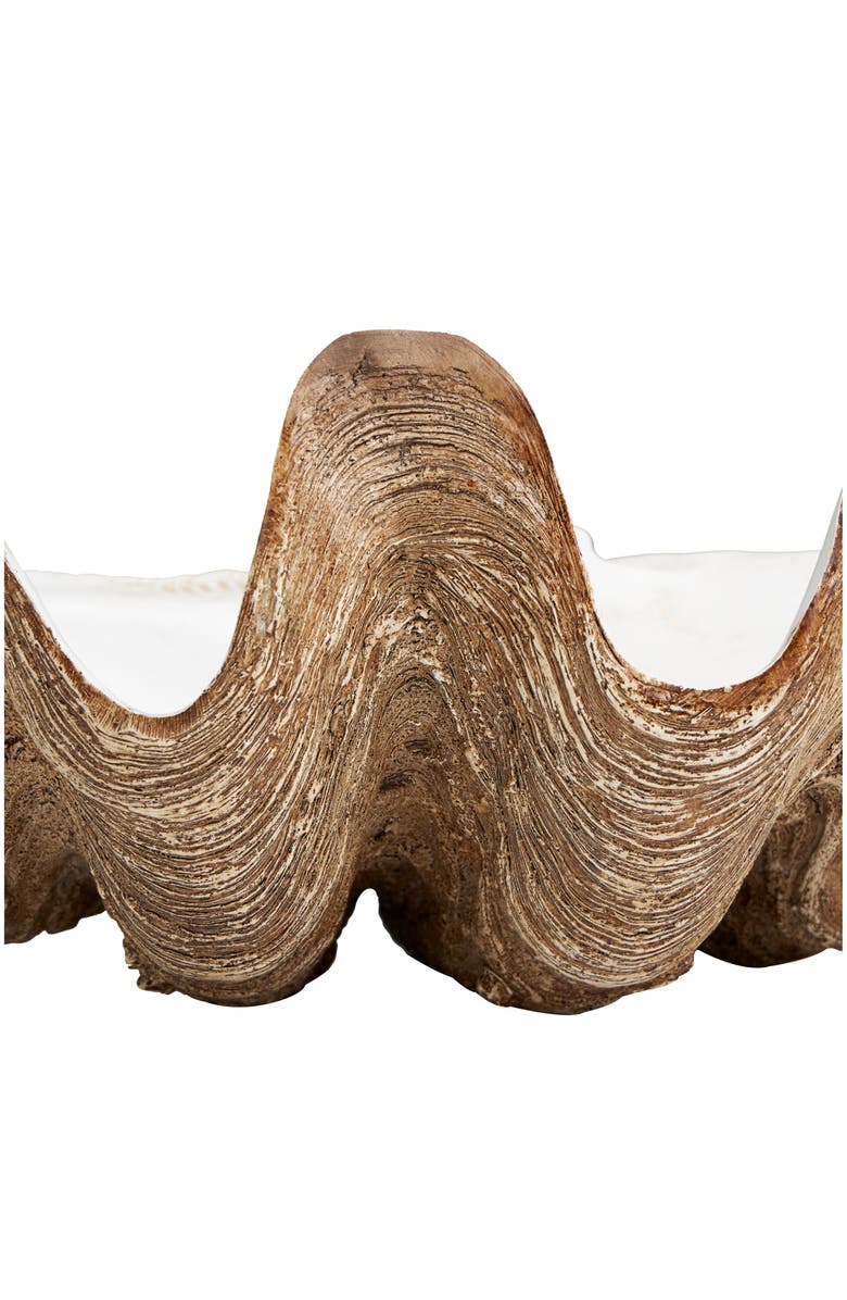 GINGER BIRCH STUDIO White Decorative Bowl, Alternate, color, White