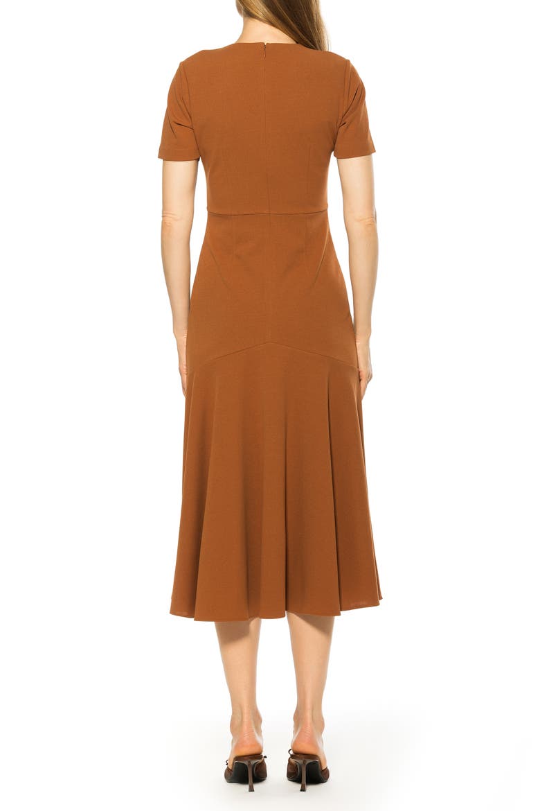 Lennox Knit Midi Dress, Alternate, color, CAMEL