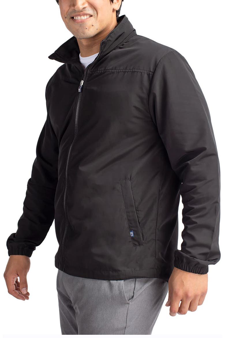 Charter Full Zip Jacket, Alternate, color, BLACK