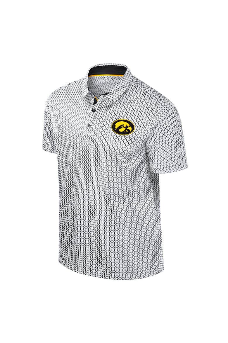Men's Colosseum Black Iowa Hawkeyes Big & Tall Marty Rival Polo, Alternate, color, Black