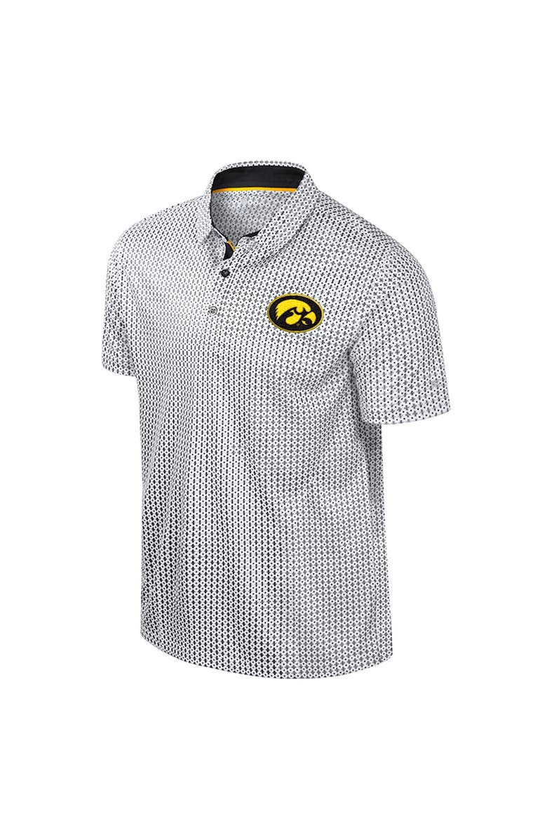 COLOSSEUM Men's Colosseum Black Iowa Hawkeyes Big & Tall Marty Rival Polo, Main, color, Black