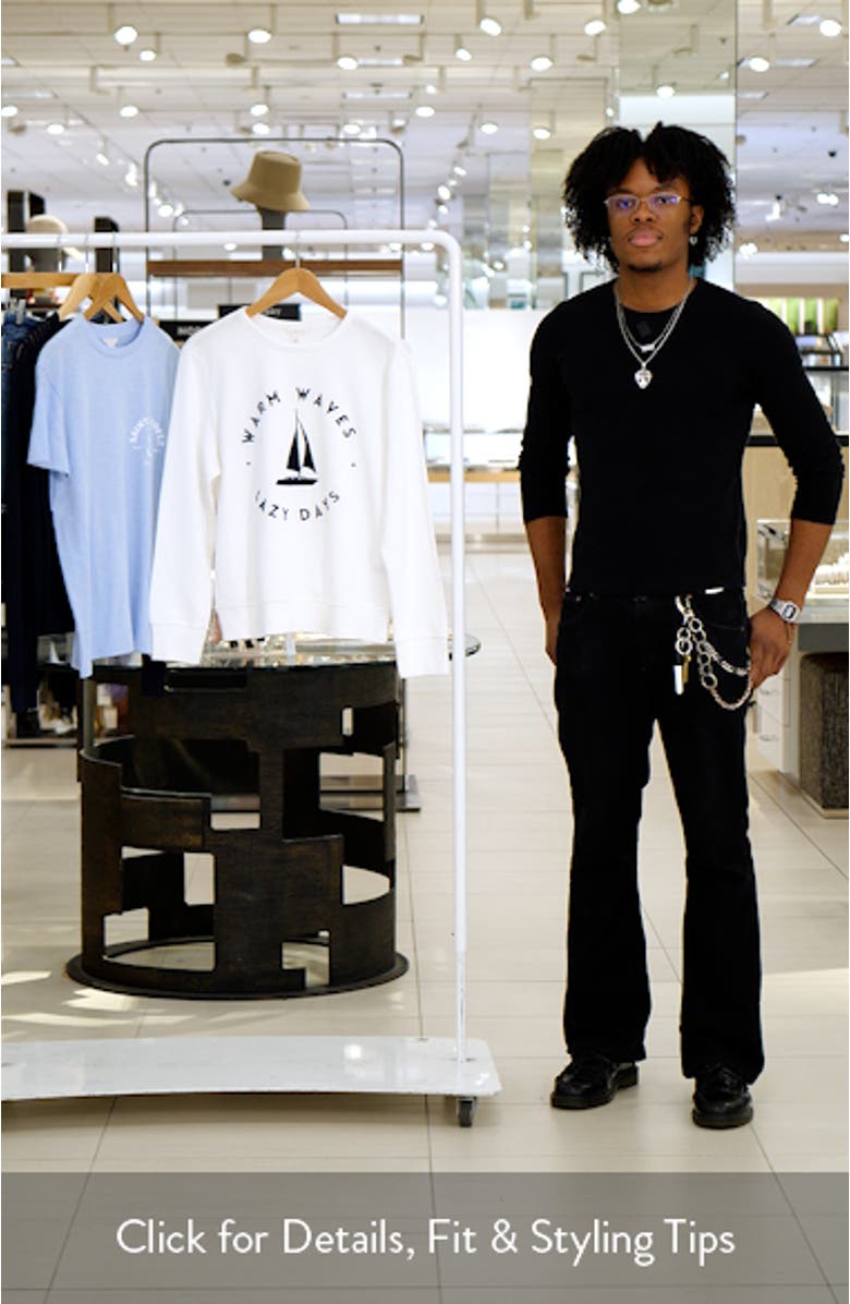 Warm Waves Lazy Days Embroidered Sweatshirt, sales video thumbnail